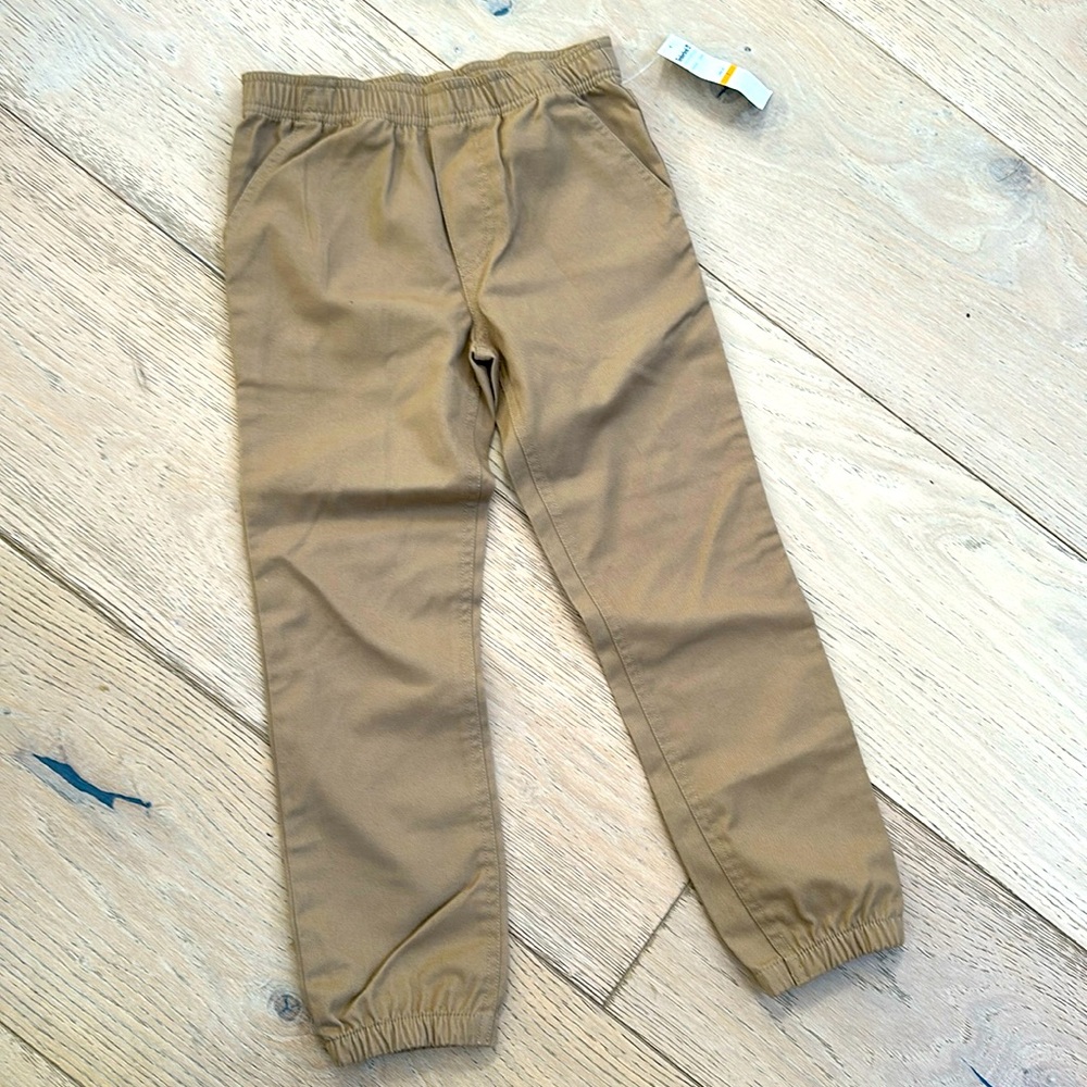 Timberland khakis with elastic waistband